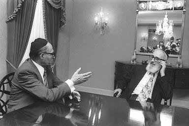 Menachem Begin meets Rabbi JB Soloveitchik (The Rav)